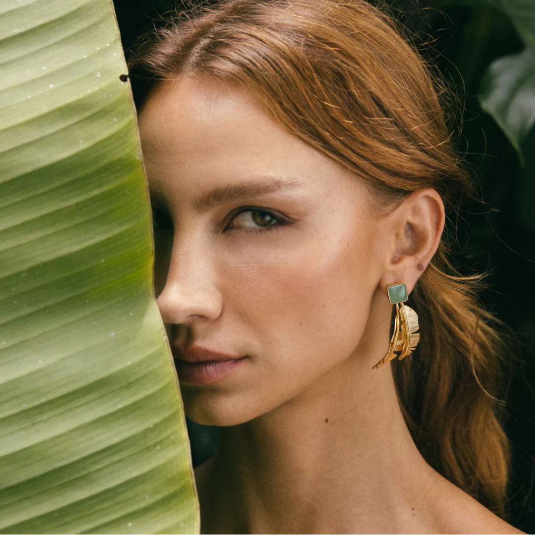 Aretes Hoja de Palma