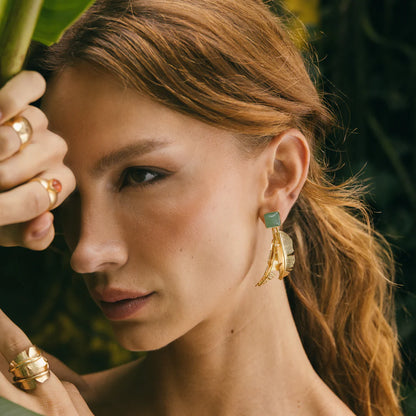 Aretes Hoja de Palma