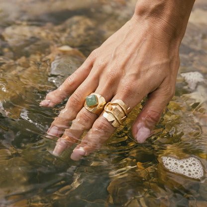 Anillo Hoja de Palma
